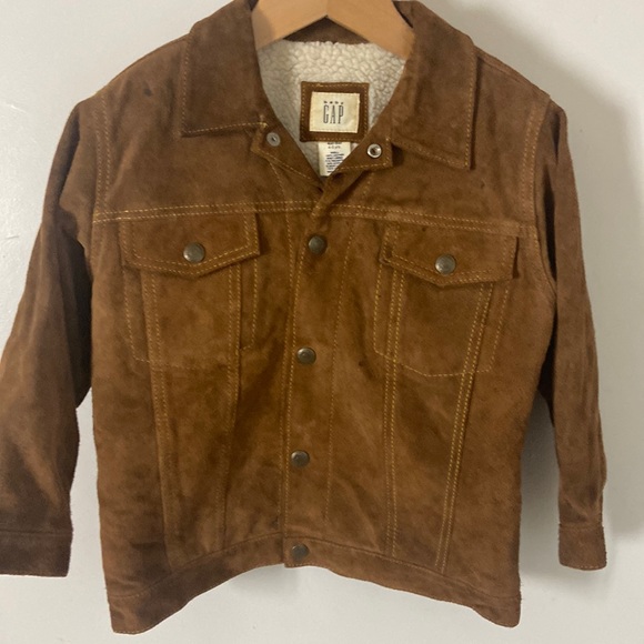 GAP Other - Vintage Gap Kids Leather Coat